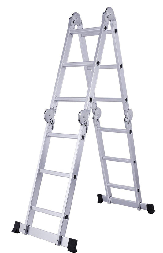 Abbasali Portable & Compact Folding Aluminium Multipurpose Ladder
