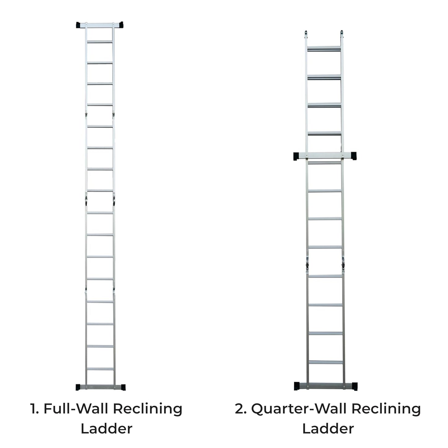 Abbasali Portable & Compact Folding Aluminium Multipurpose Ladder
