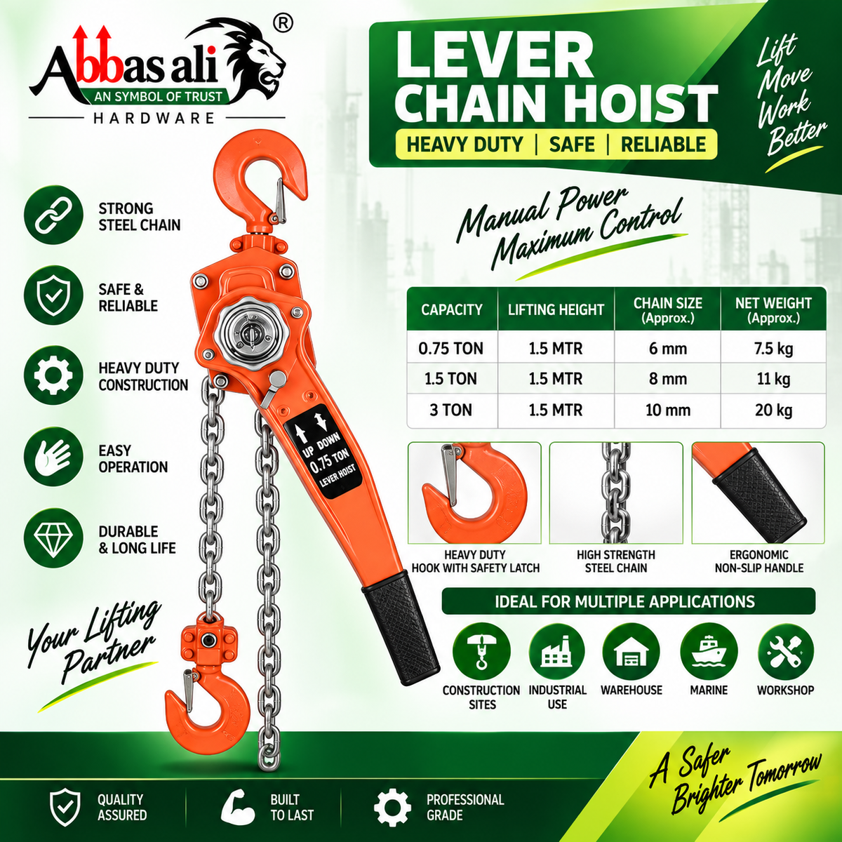 Lever Chain Hoist