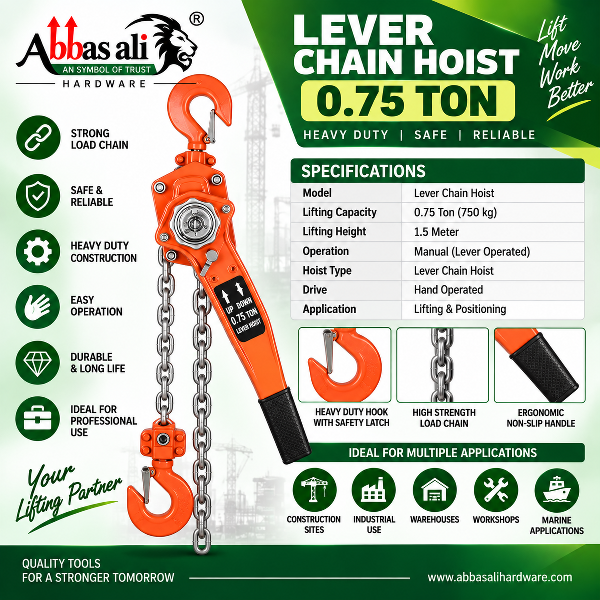 Lever Chain Hoist