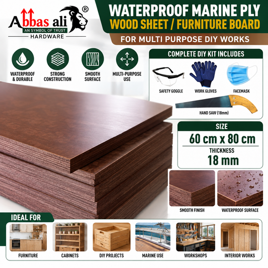 Waterproof Marine Ply Wood Sheet – 18 mm, 60 × 80 cm