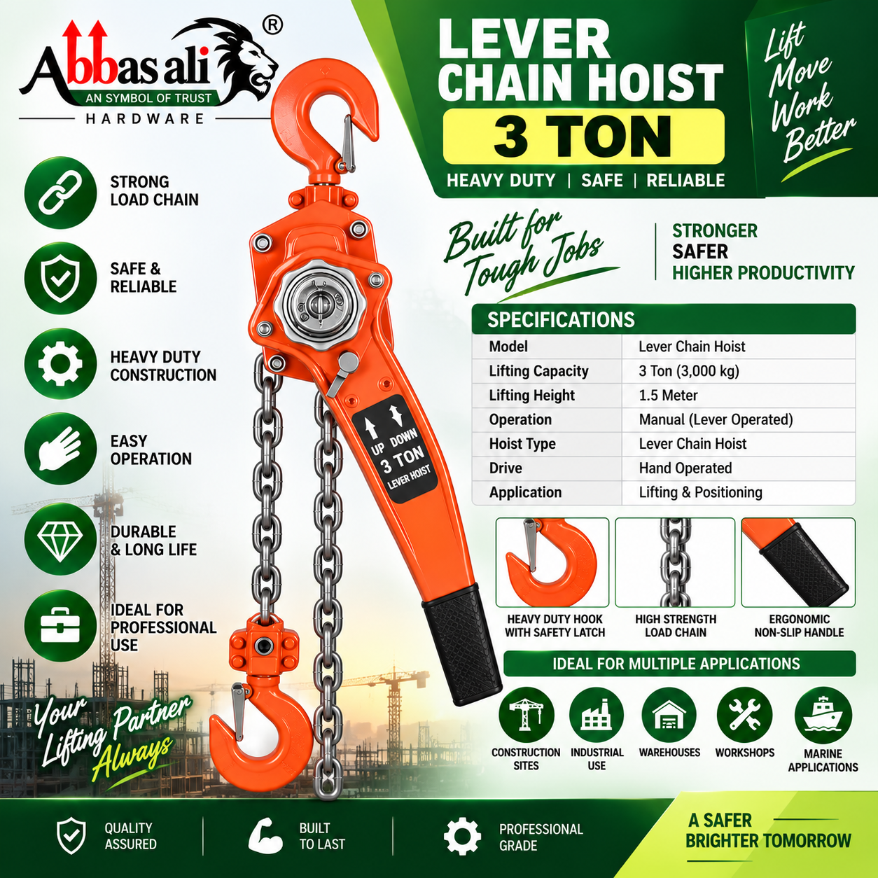 Lever Chain Hoist