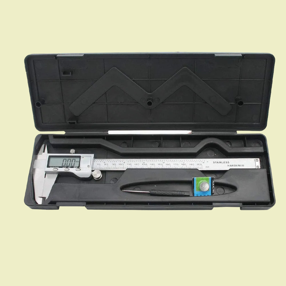 Abbasali Stainless LCD Electronic Digital Vernier Caliper Micrometer 150mm To 6inch