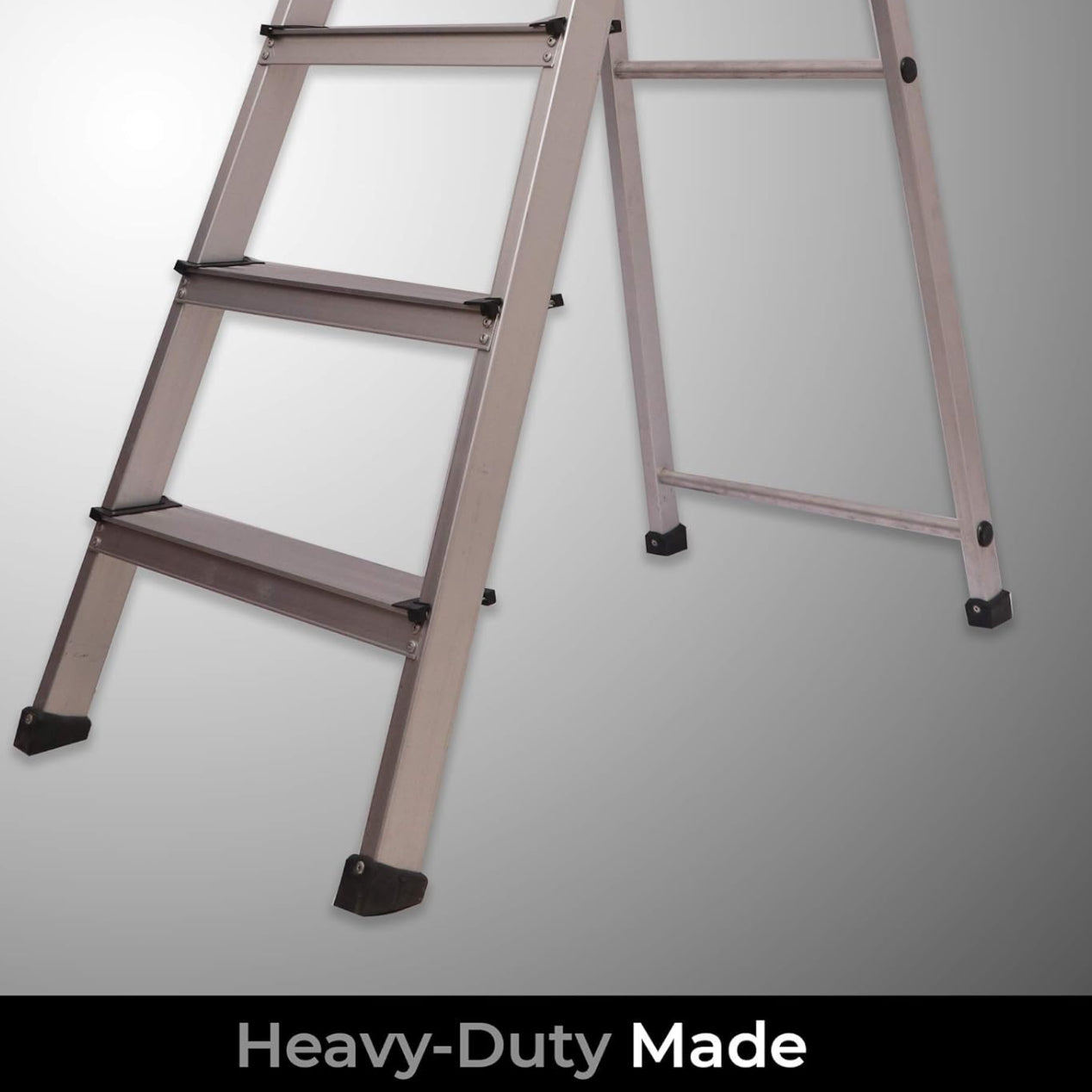 Abbasali Heavy Duty Foldable Platform Ladders 8 Steps