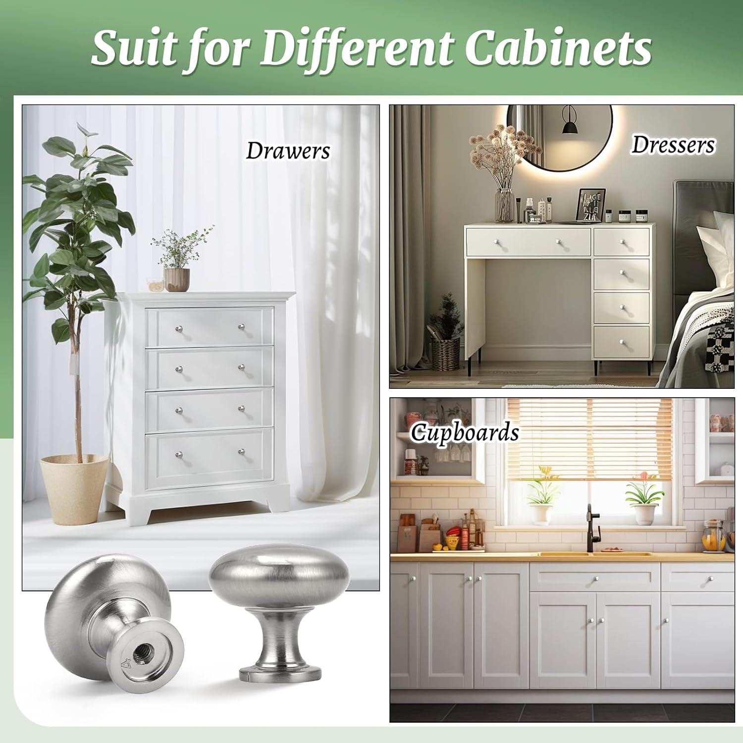 Abbasali Cabinate Knob Sets Of 2 Pieces