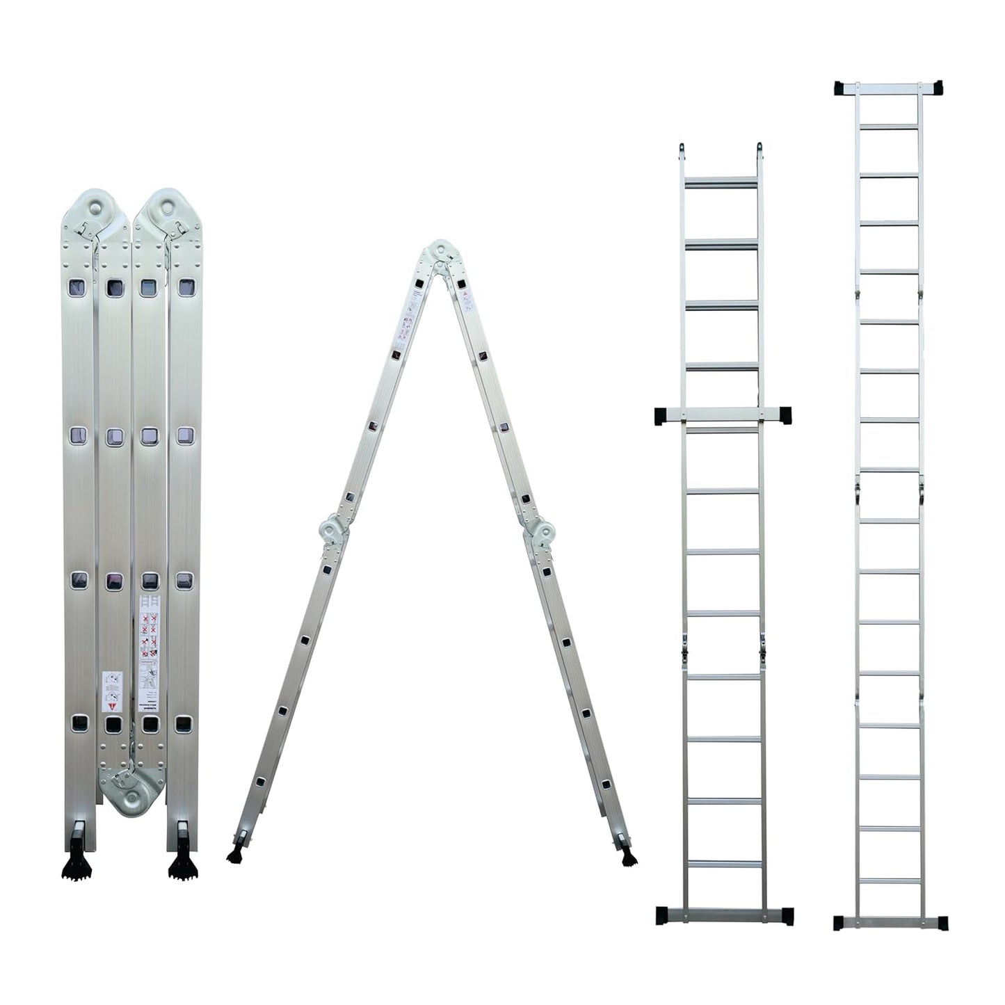 Abbasali Portable & Compact Folding Aluminium Multipurpose Ladder