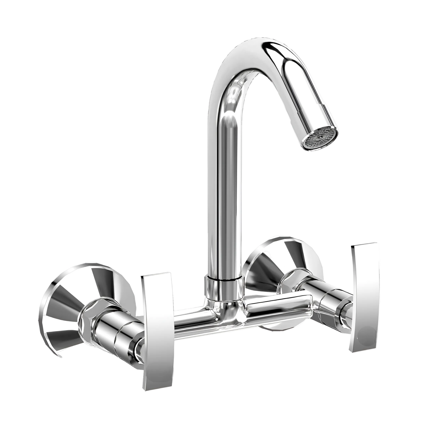 Abbasali Sink Mixer Wall Type Cold And Hot Water Faucet Tap