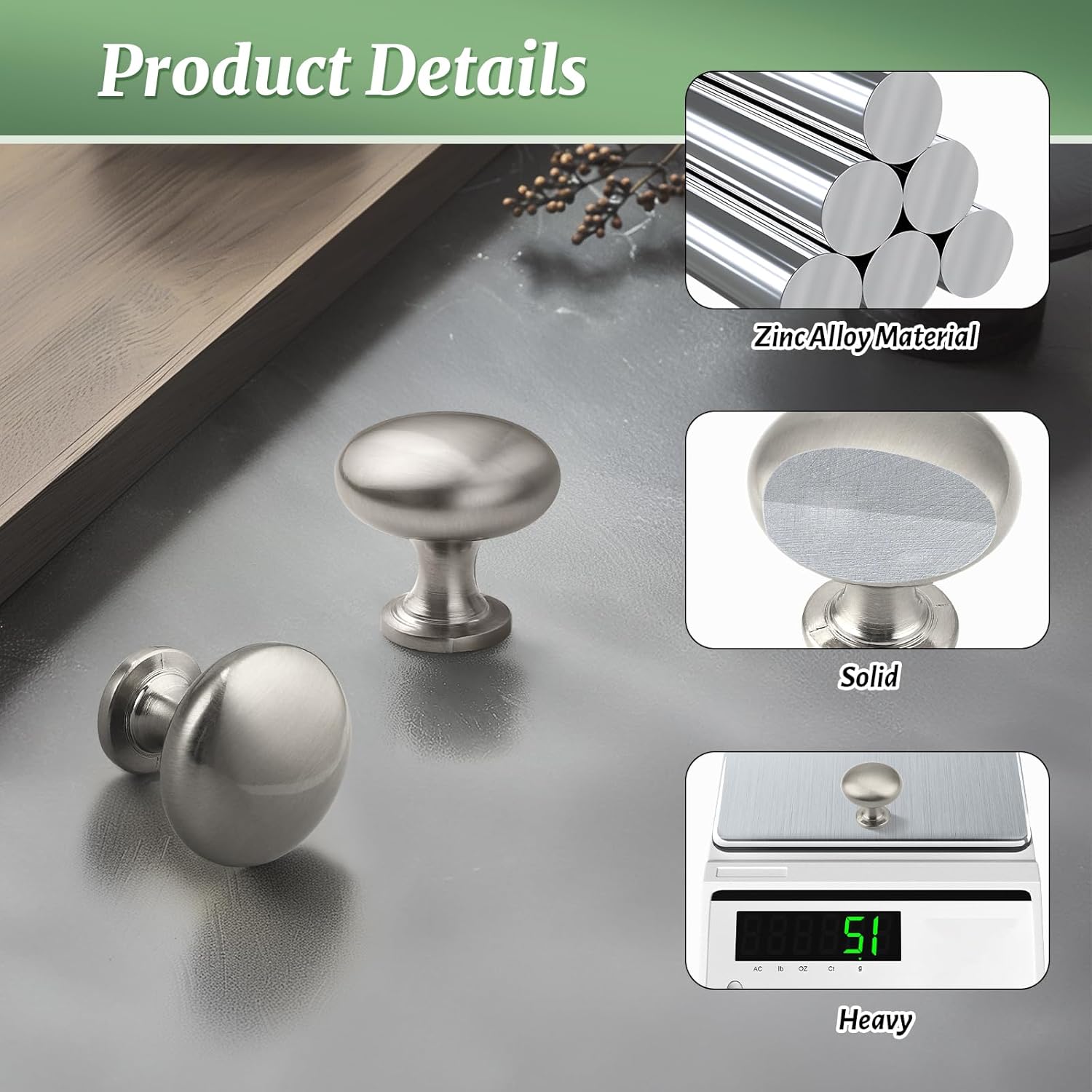 Abbasali Cabinate Knob Sets Of 2 Pieces