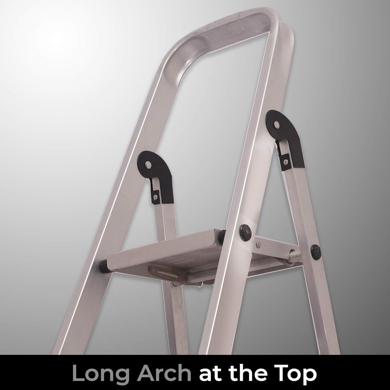 Abbasali Heavy Duty Foldable Platform Ladders 8 Steps