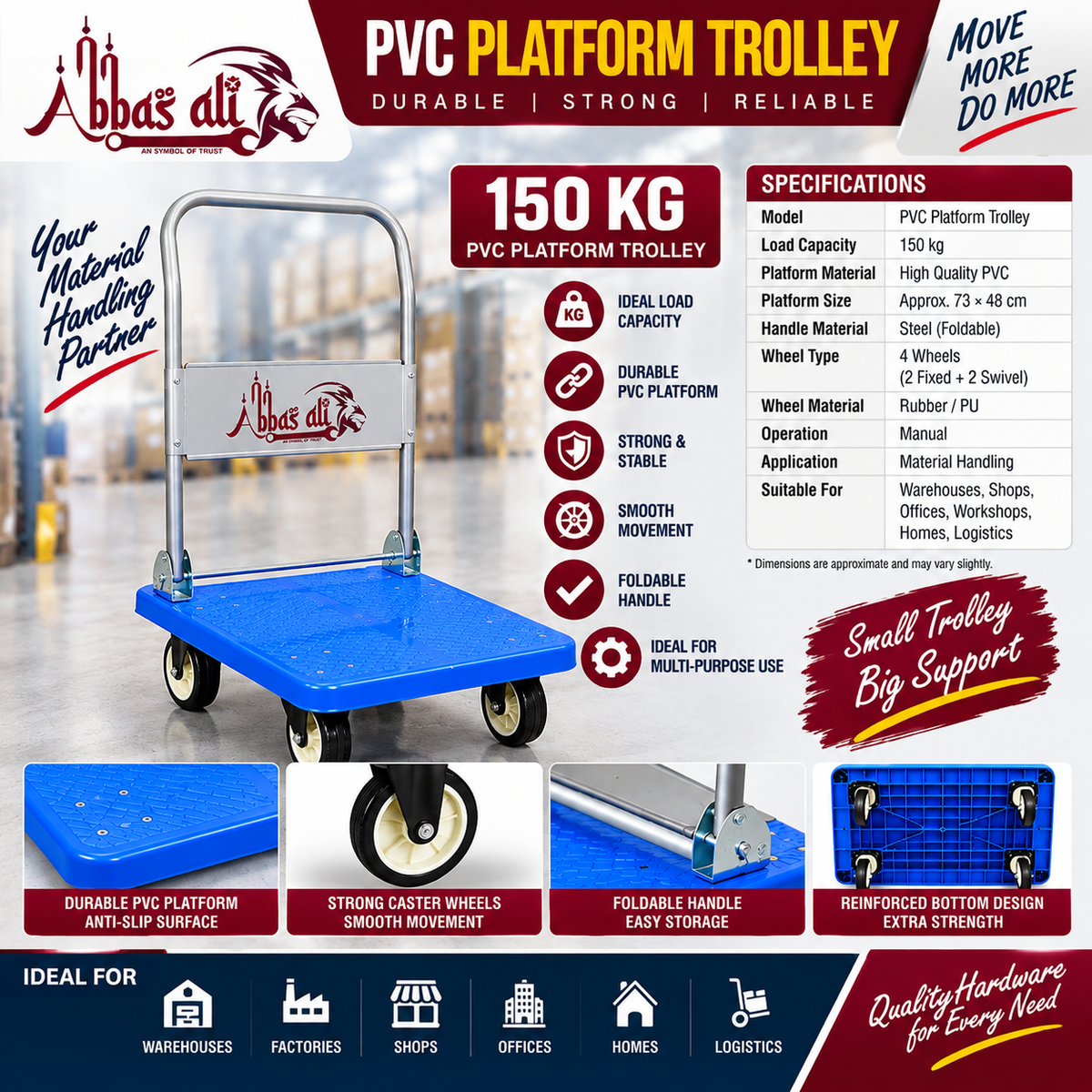 PVC Platform Trolley
