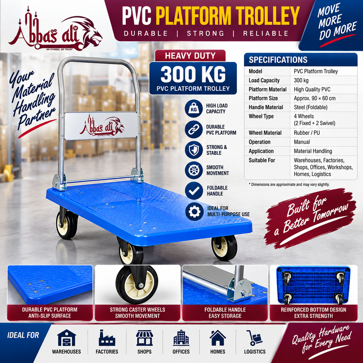 PVC Platform Trolley