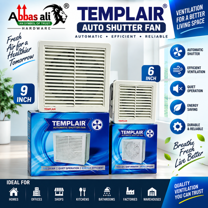 Templair Auto Shutter Exhaust Fan