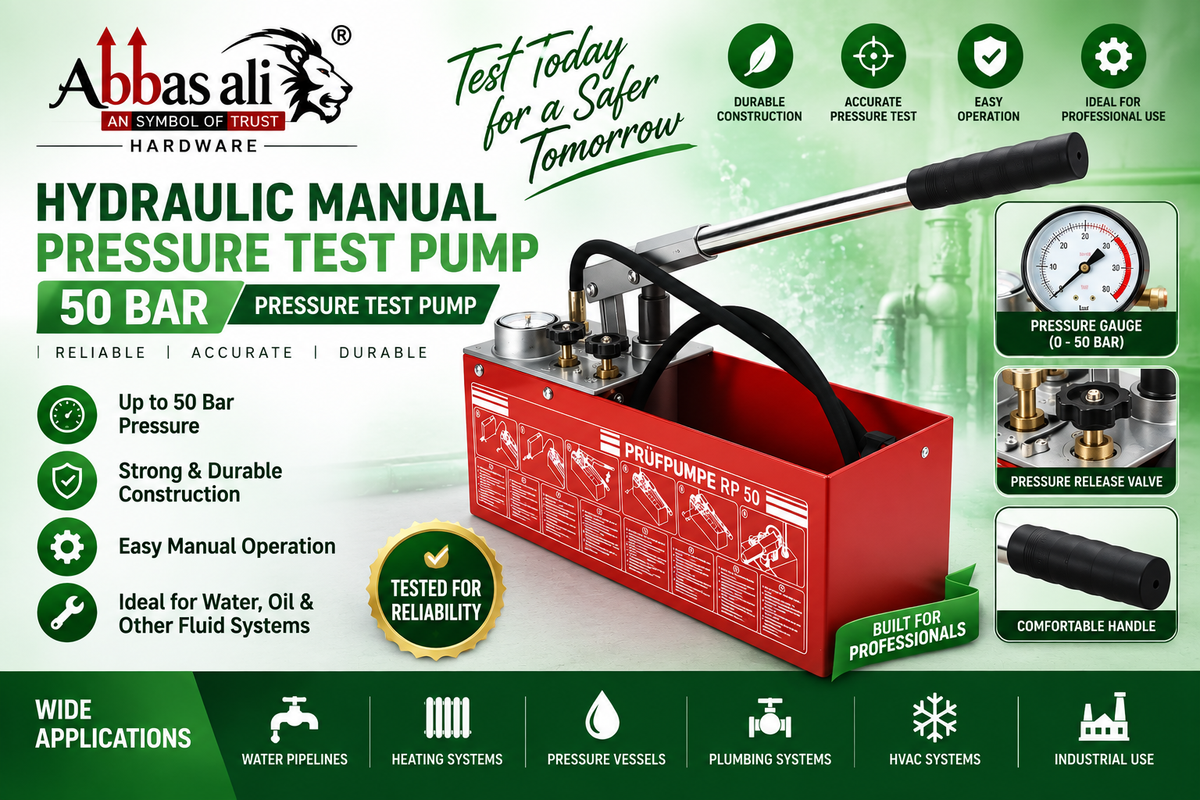 Hydraulic Manual Pressure Test Pump 50 Bar Pressure Test Pump