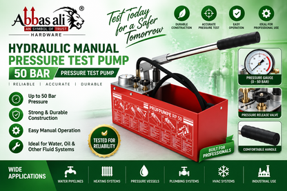 Hydraulic Manual Pressure Test Pump 50 Bar Pressure Test Pump