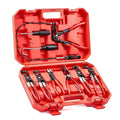 Abbasali Hose Clamp Plier Set, 9 Piece Flexible Wire Long Reach Hose Clamp Plier