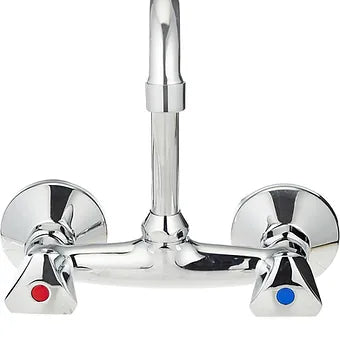 Abbasali Sink Mixer Wall Type Cold And Hot Water Faucet Tap
