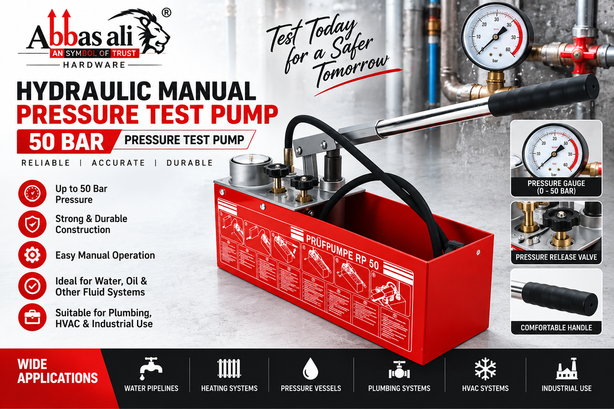 Hydraulic Manual Pressure Test Pump 50 Bar Pressure Test Pump